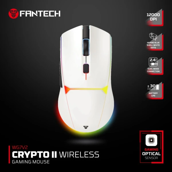 Mis Wireless Gaming Fantech WG7V2 Crypto II beli