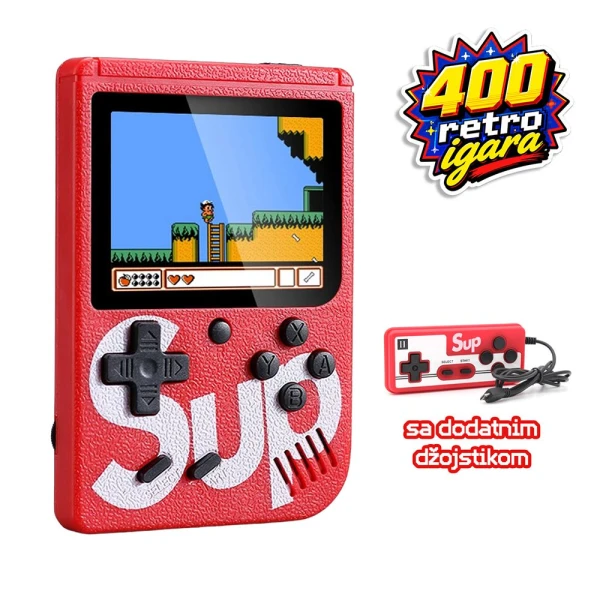 Konzola za igranje Gameboy SUP400 crvena