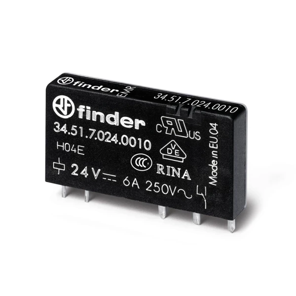 Slim relej 1CO/6A, 24VDC, 34.51.7.024.0010