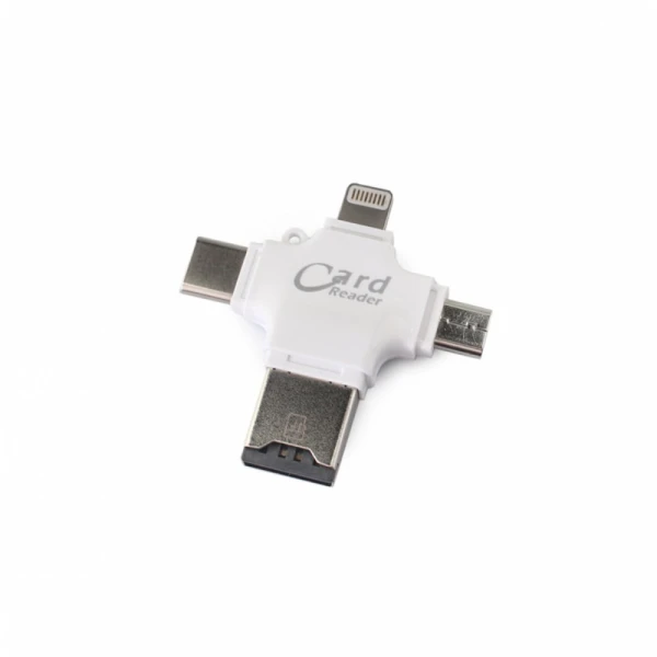 Citac kartica za iPhone + Type C + micro USB + USB