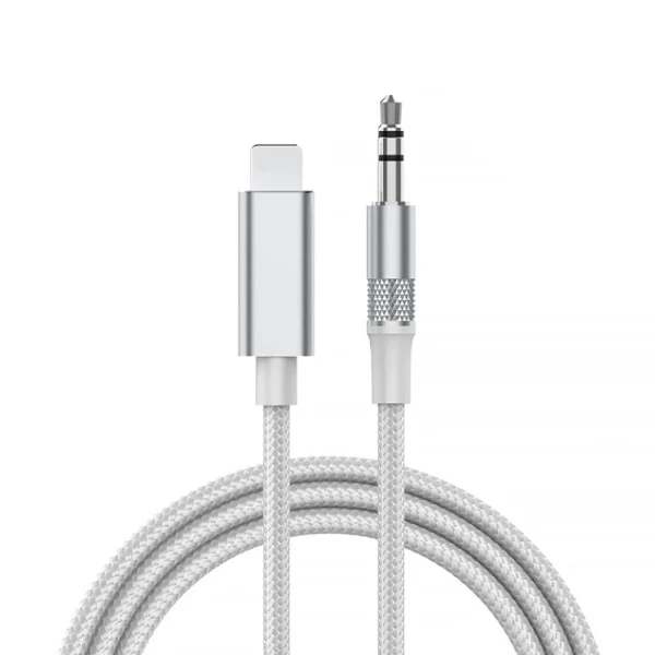 Adapter LDNIO LSY81i iPhone Lightning na 3.5mm muski beli 1m