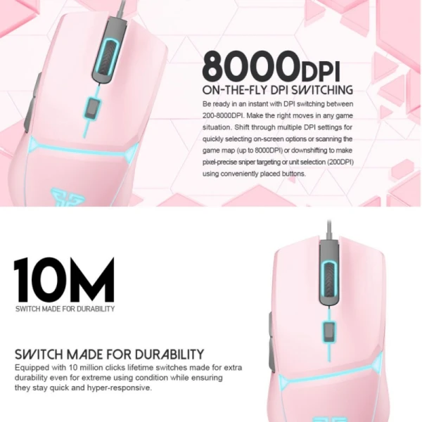 Mis Gaming Fantech VX7 Crypto Sakura