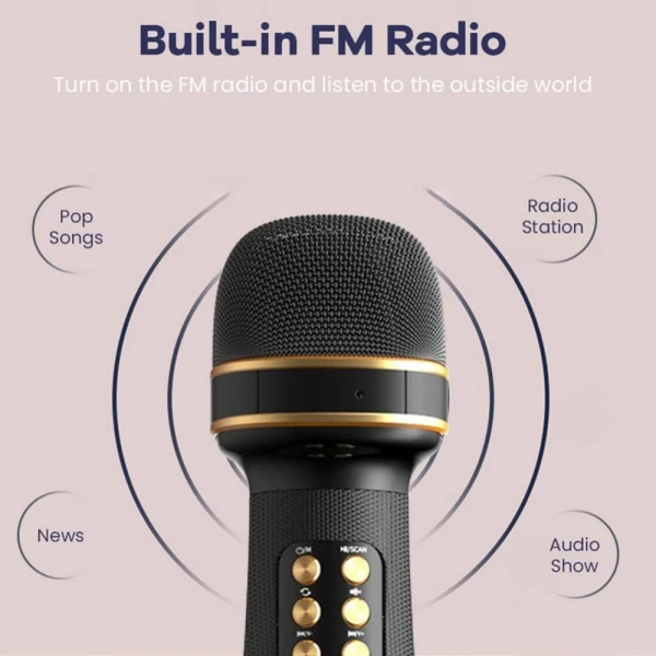 Bluetooth mikrofon WS898 plavi