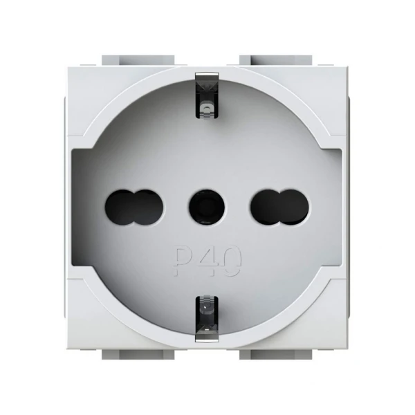 Uticnica P40 Vimar Plana bela 4B.V14.P40