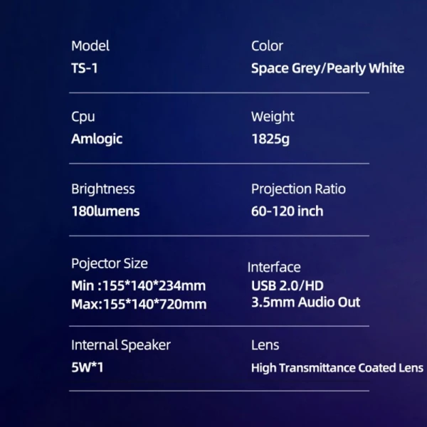 Smart projektor TS-1