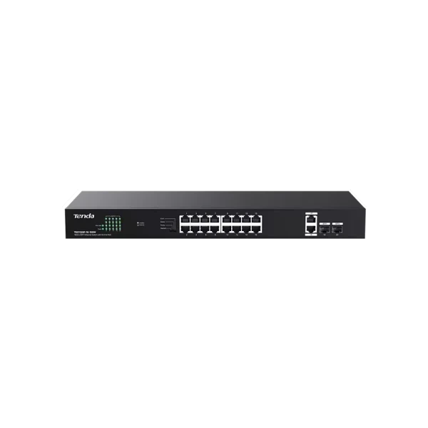 Svič 10/100/1000 18-port + 2SFP Tenda TEG1120P-16-150W/16-Port PoE