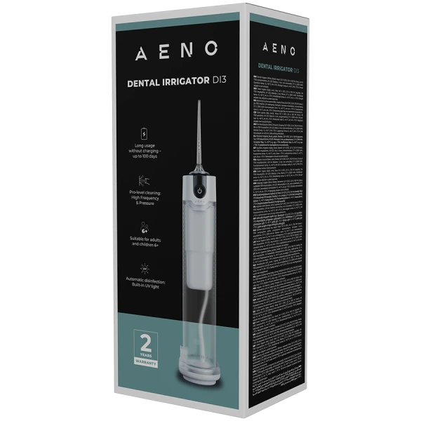 Dental Irrigator with Magnetic nozzles: 3.7V, 8W, 2500mAh, 240ML ( ADI0003 ) 