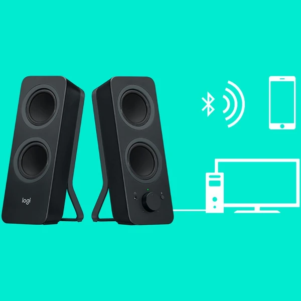 LOGITECH Z207 Bluetooth Stereo Speakers - BLACK ( 980-001295 ) 