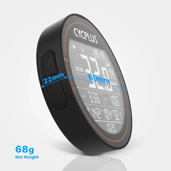 CYCPLUS M2 GPS kompjuter za biciklu crni