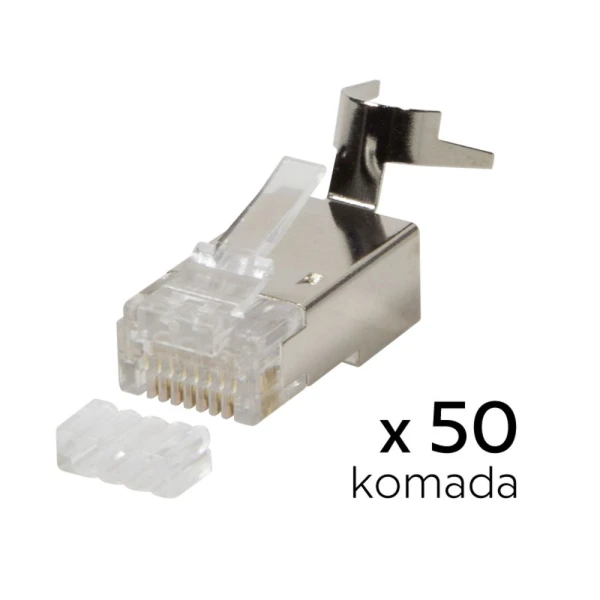 Konektor RJ45 metal CAT 7  50 kom