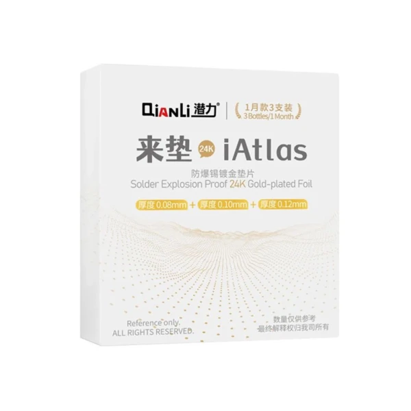 Qianli iAtlas 24k pozlaceni pinovi/folija za srednji frame