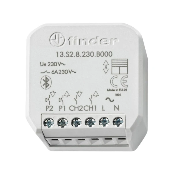 Aktuator za roletne Bluetooth, 2NO/6A, 230VAC, 13.S2.8.230.B000