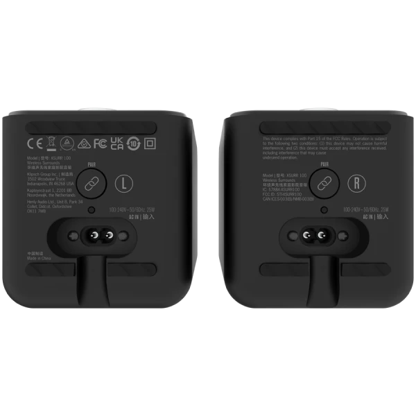 Klipsch Flexus SURR 100 Surround speakers for Flexus Core soundbars, black, pair ( 1072081 ) 