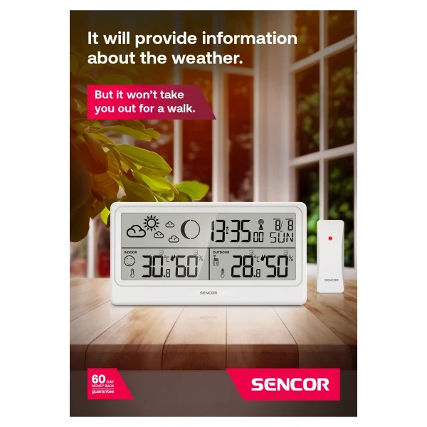 Smart meteorološka stanica SENCOR SWS 3600 bela