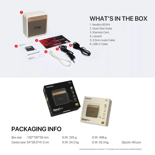 Bluetooth zvucnik Fantech BS164 NeraBox bez