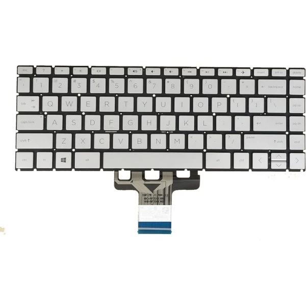 Tastatura za laptop HP G7 240 G7 245 14-CK 14-CD 14-cm 14-DG 14-DQ 14s-DQ 14-CE 340S G7 SREBRNA
