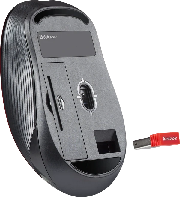 Bežični miš Defender Gassa MM-105 1600 dpi Crveni