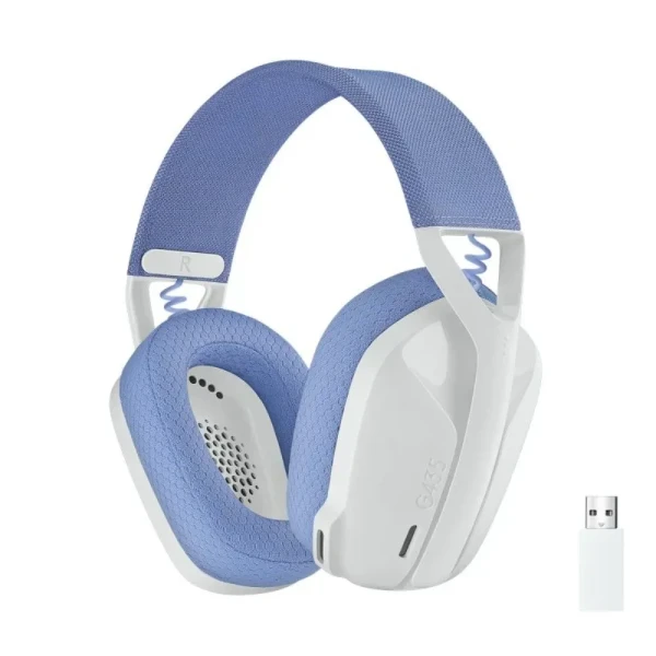 Bežične slušalice Logitech G435 Lightspeed bele