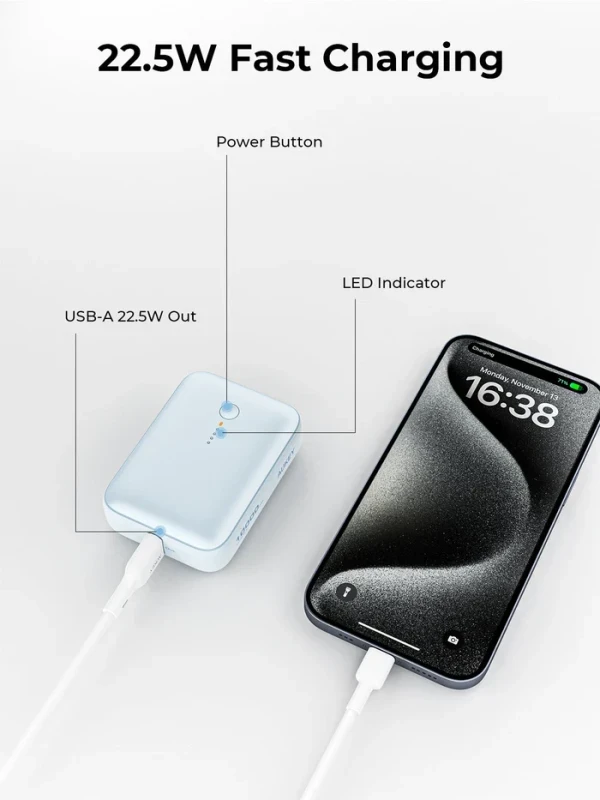 Power Bank AUKEY PB-Y55 Fast 22.5W 10000Mah Spark Mini