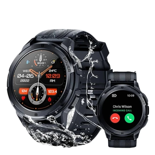OUKITEL pametni sat BT10 Crni Smart Watch Sport Rugged  IP68IP69K
