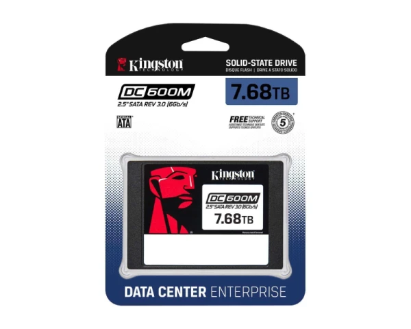 KINGSTON 7.68TB 2.5 inča SATA III SEDC600M/7680G SSDNow Enterprise DC600M series