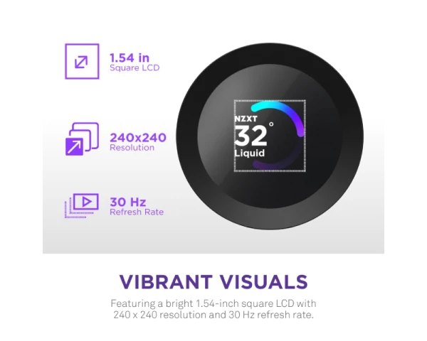NZXT Kraken Plus 240 RGB V2 vodeno hlađenje crno (RL-KR240-B2)