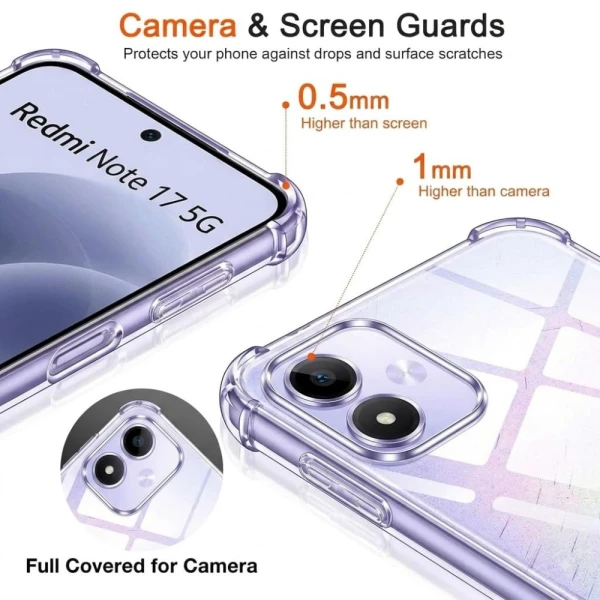 Torbica Transparent ice Cube za Xiaomi Redmi Note 17 Pro 5G (EU)