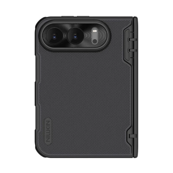 Torbica Nillkin Scrub Fold Magnetic za iPhone Duo crna