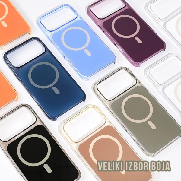 Torbica Magsafe Duo Color za iPhone 17 6.3 bordo