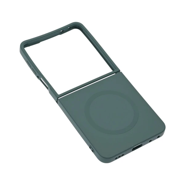 Torbica Magsafe Elegant Fold za Samsung F761B Galaxy Z Flip 8 tamno zelena