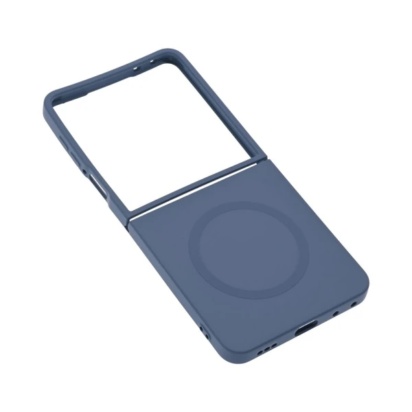 Torbica Magsafe Elegant Fold za Samsung F761B Galaxy Z Flip 8 tamno plava