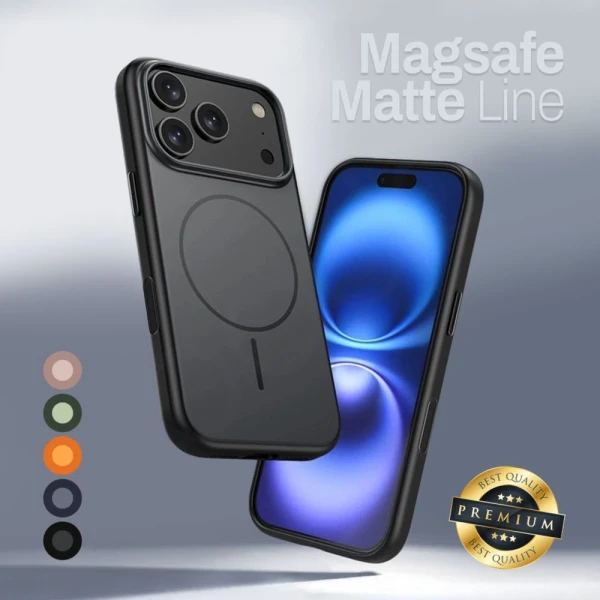 Torbica Magsafe Matte Line za Samsung A085F Galaxy A08 narandzasta