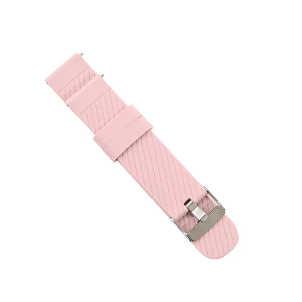 Narukvica diagonal stripe za smart watch 20mm roze