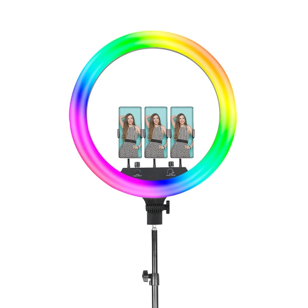 Tripod / ring light superior s18 rgb colorful