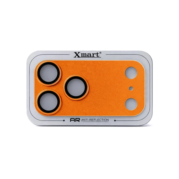 Folija za zastitu kamere x-mart full coverage za iphone 17 pro (6.3) narandzasta