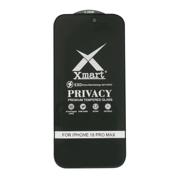 Folija za zastitu ekrana glass x mart 9d privacy za iphone 18 pro max (6.9)
