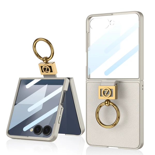 Futrola z-ring case za samsung f751b galaxy z flip 7 5g titanijum (gkk case)