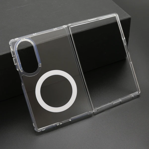 Futrola standard magsafe za samsung galaxy z fold 8 5g providna (bela)