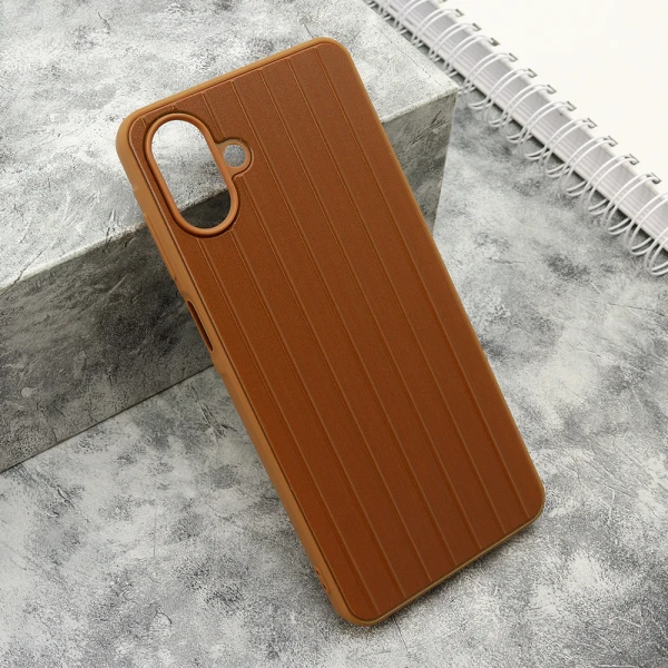 Futrola urban stripe za samsung a075f/a085f galaxy a07/a08 braon