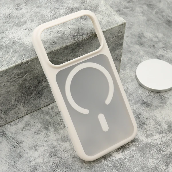 Futrola shadow magsafe za iphone 17 pro (6.3)/iphone 18 pro (6.3) bela (big camera)