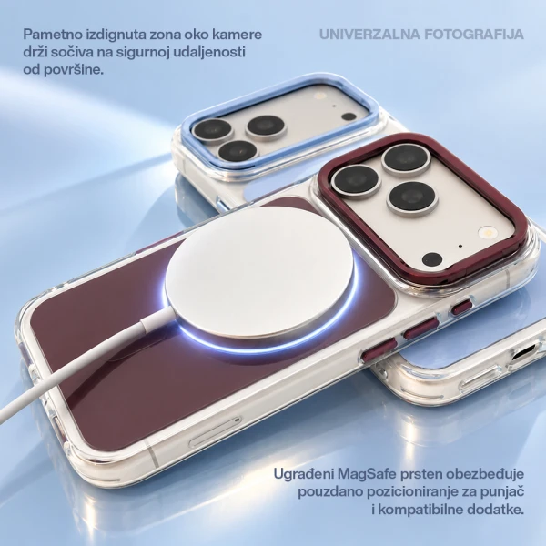 Futrola amber armor magsafe za iphone 18 pro (6.3) crna