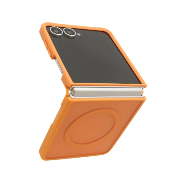 Futrola mood case magsafe za samsung f776b galaxy z flip 8 5g narandzasta