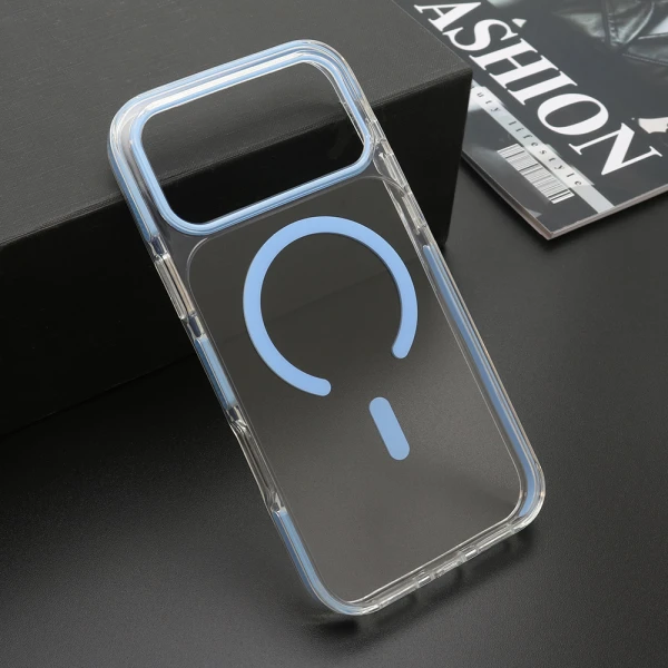 Futrola color clear magsafe za iphone 17 pro max (6.9)/iphone 18 pro max (6.9) plava