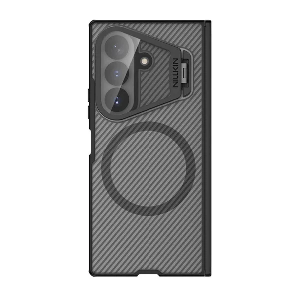 Futrola nillkin cam shield prop magnetic za samsung f976b galaxy z fold 8 ultra 5g providno crna