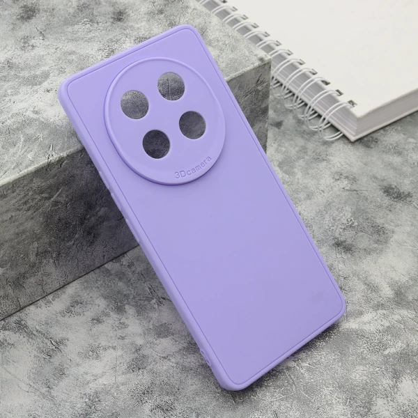 Futrola soft 3d camera za honor x9c/magic 7 lite ljubicasta