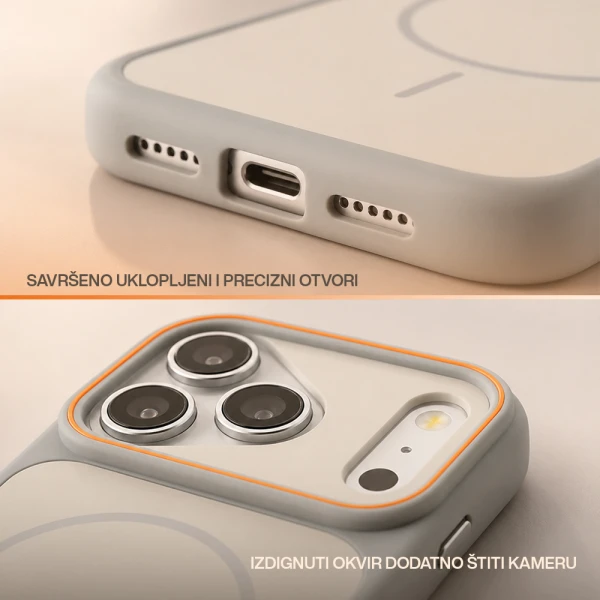 Futrola camera look magsafe za iphone 17 pro max (6.9)/iphone 18 pro max (6.9) crna
