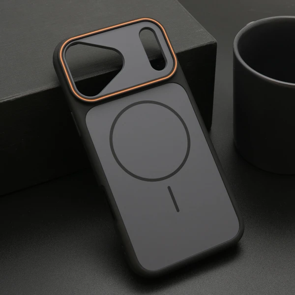 Futrola camera look magsafe za iphone 17 pro max (6.9)/iphone 18 pro max (6.9) crna