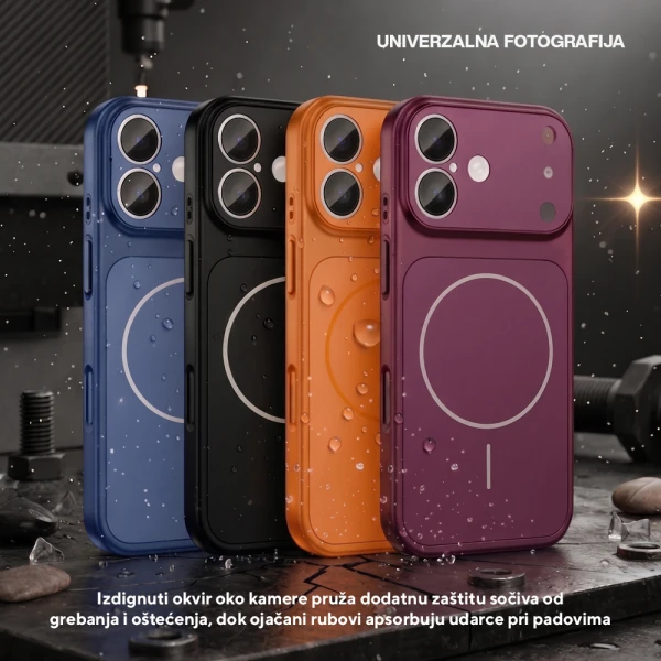 Futrola define magsafe za iphone 17 pro (6.3)/iphone 18 pro (6.3) ljubicasta