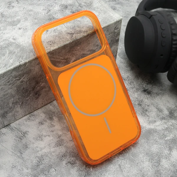 Futrola amber shine magsafe za iphone 17 pro (6.3)/iphone 18 pro (6.3) narandzasta