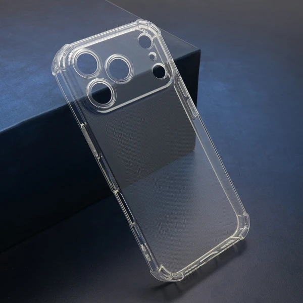 Futrola silikon crashproof za iphone 17 pro (6.3)/iphone 18 pro (6.3) providna (small camera)